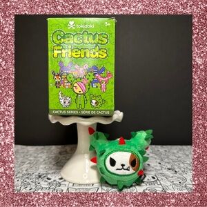 Tokidoki Green Cactus Plush Bag Charm/Key Chain
